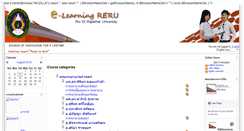 Desktop Screenshot of moodle.reru.ac.th